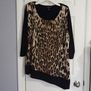 Women's Leopard Print Top